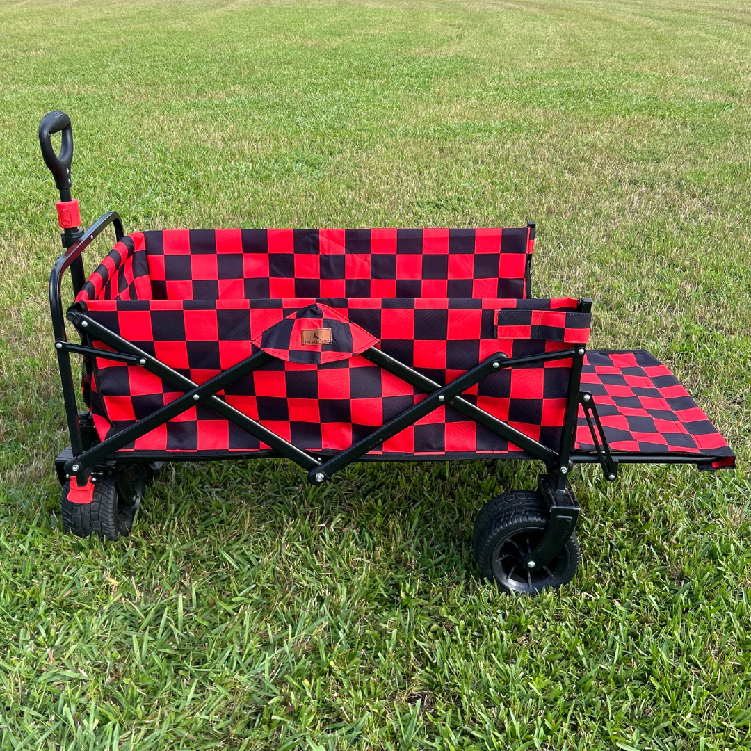 Red Checkerboard Tailgate Wagon