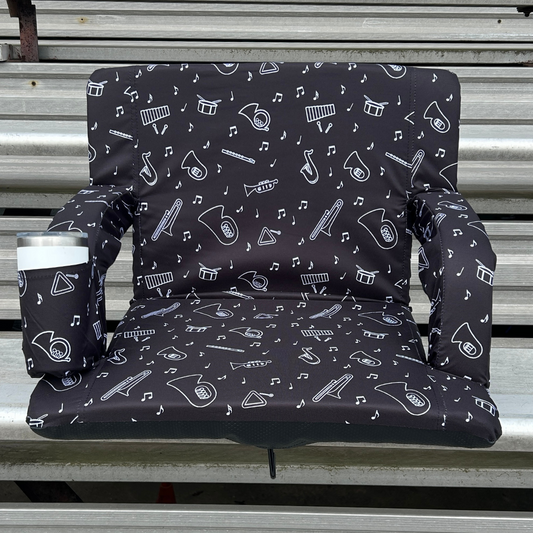 Marching Band 23" Stadium Seat with Armrests