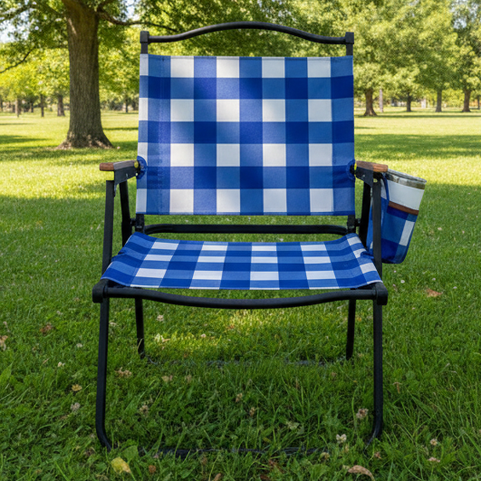 Blue Buffalo Folding Lawn Chair
