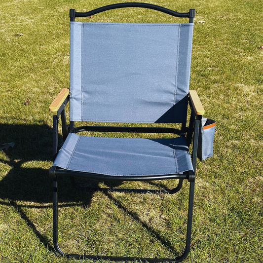 Grey Folding Lawn Chair - Final Sale