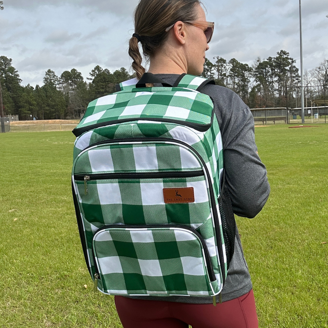 Green Buffalo Backpack Cooler