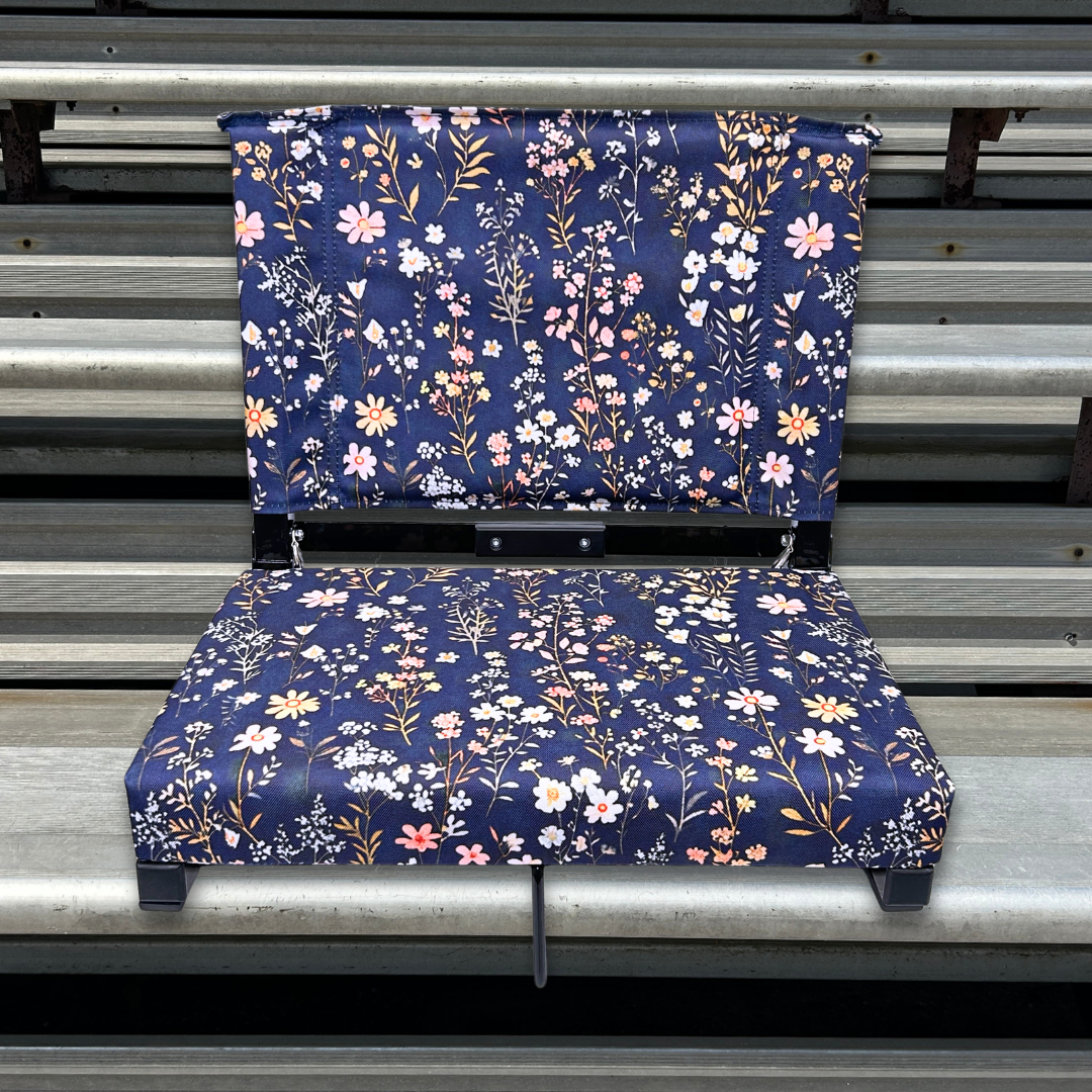 Flower Garden Folding Stadium Seat