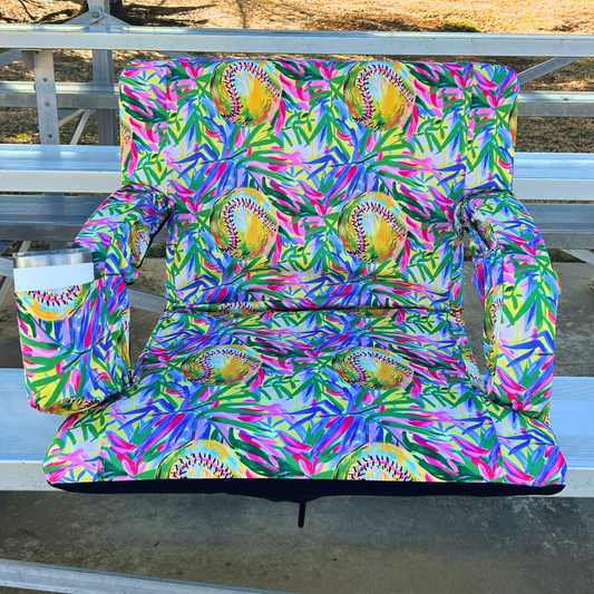 Tropical Softball 23" Stadium Seat with Armrests