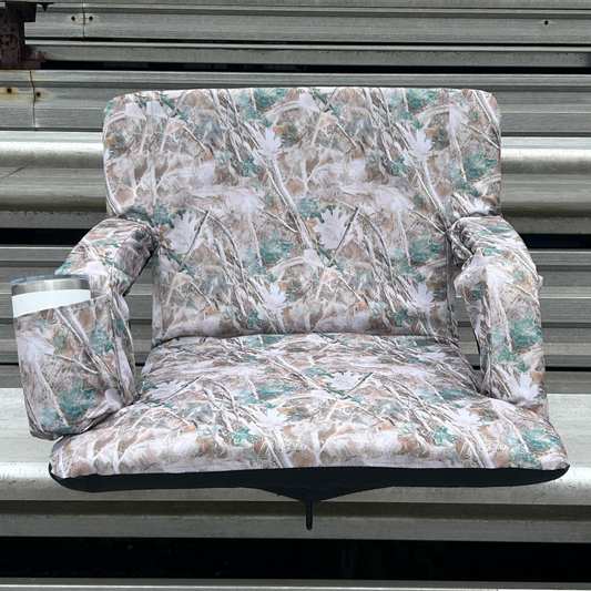 Brushwood Camo 23" Stadium Seat with Armrests