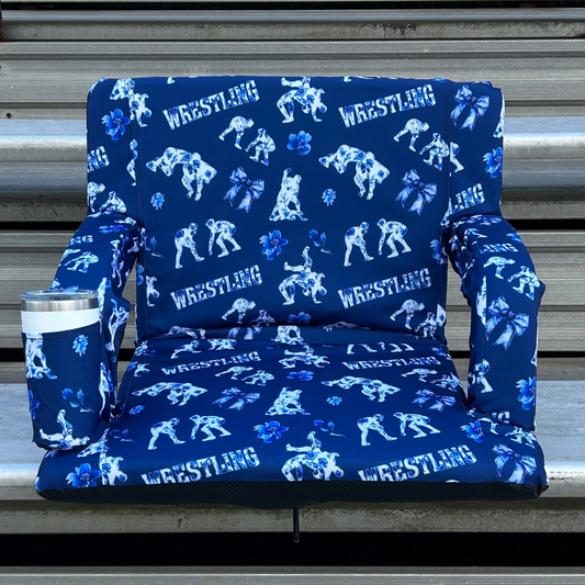 Wrestling 23" Stadium Seat with Armrests