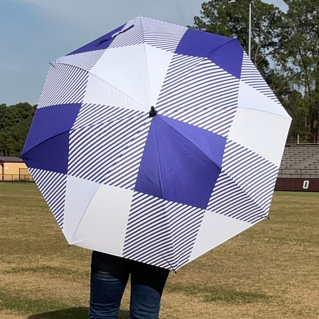 Purple Buffalo - UPF 50+ Large Golf Umbrella