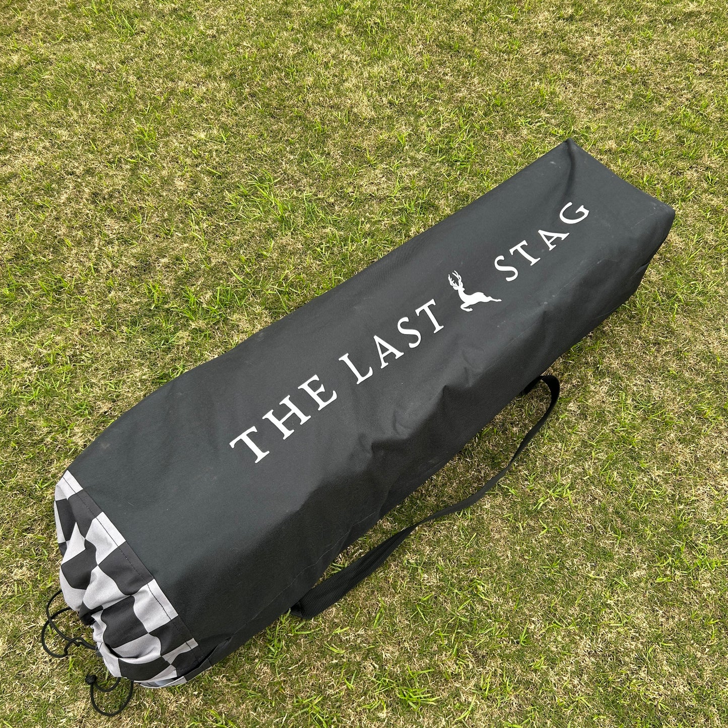 Grey Checkerboard - Heated Sideline Chair