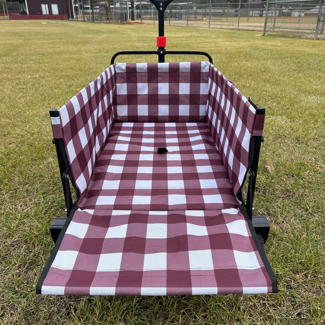Maroon Buffalo Tailgate Wagon