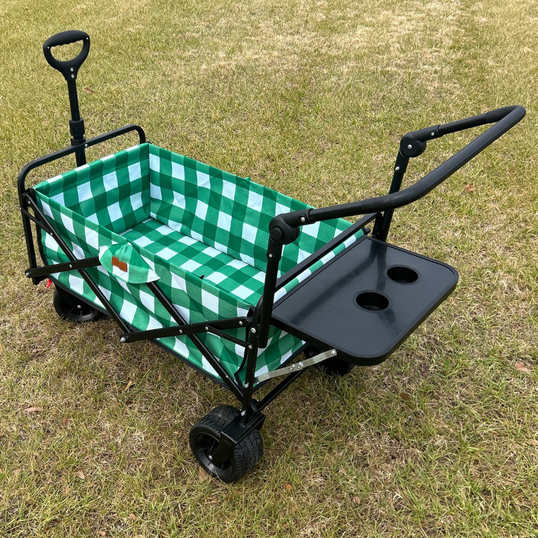 Green Buffalo Stroller Wagon