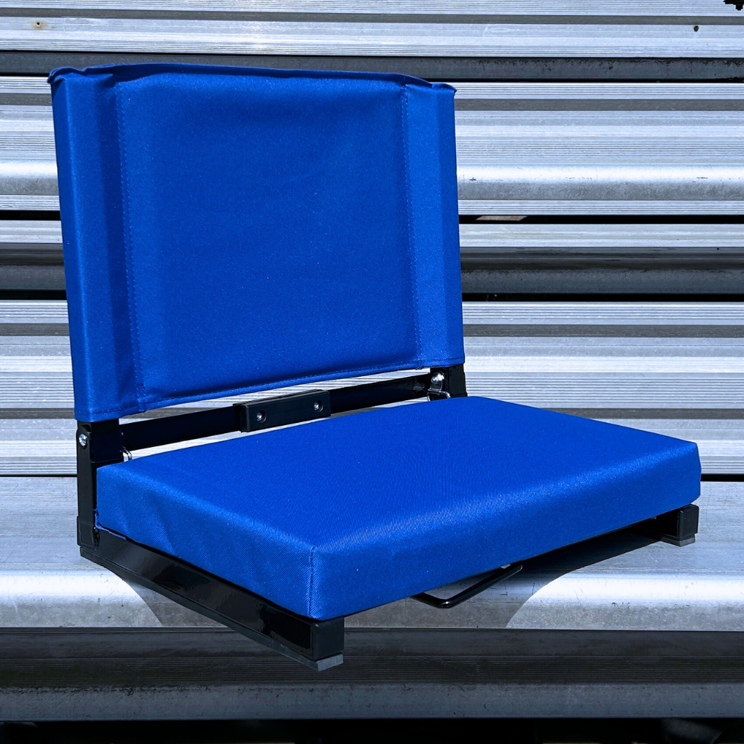 Blue Folding Stadium Seat