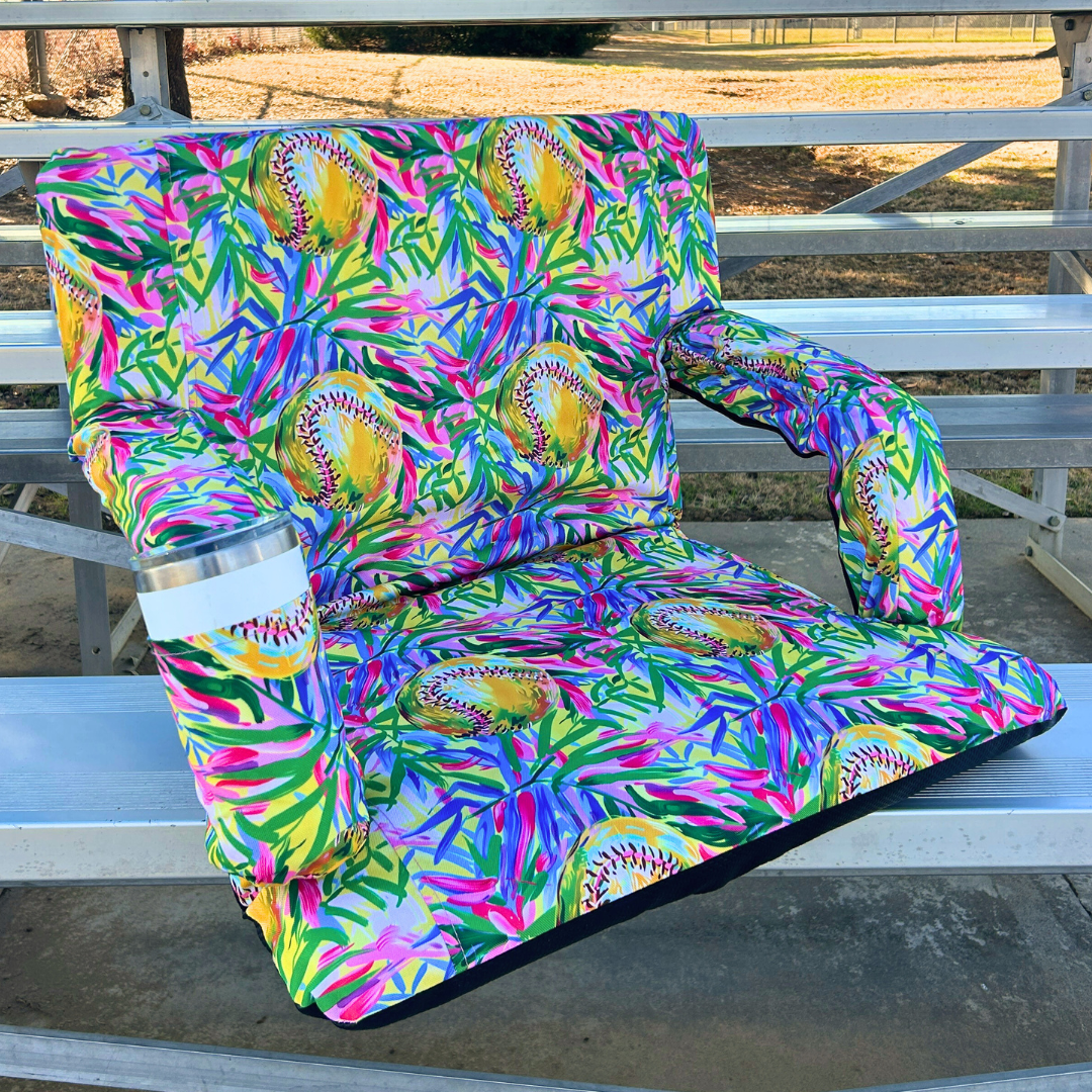 Tropical Softball 23" Stadium Seat with Armrests