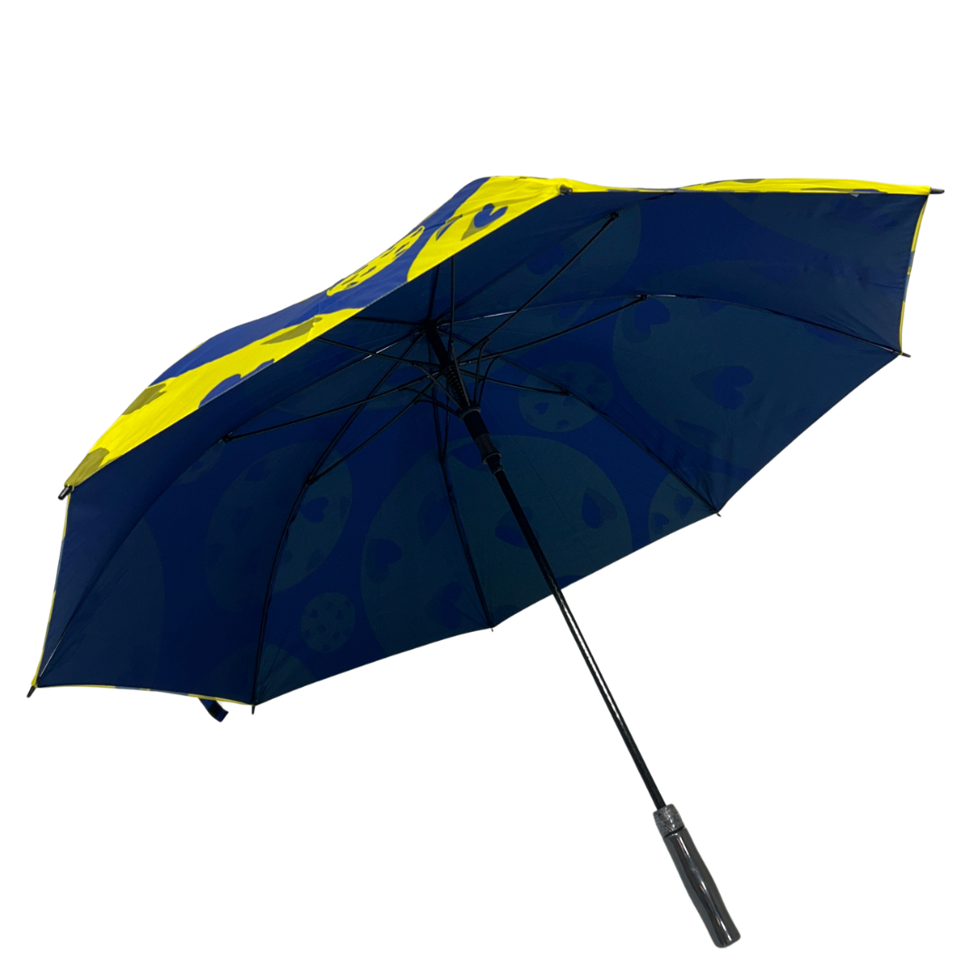 Pickleball Hearts - Large Golf Umbrella - Final Sale