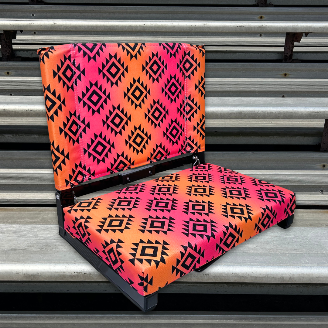 Neon Tribe Folding Stadium Seat
