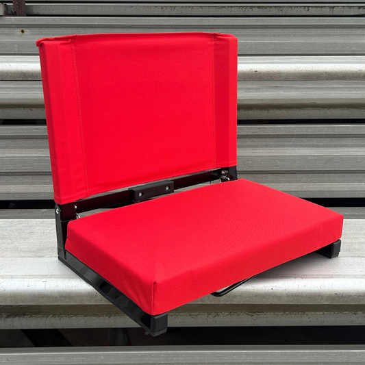 Red Folding Stadium Seat