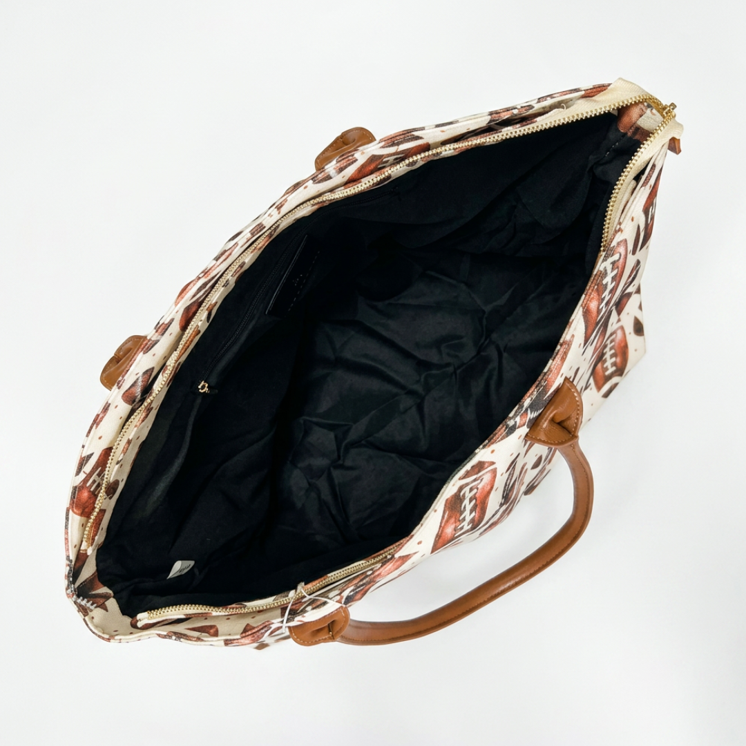 Footballs & Bows Tote Bag