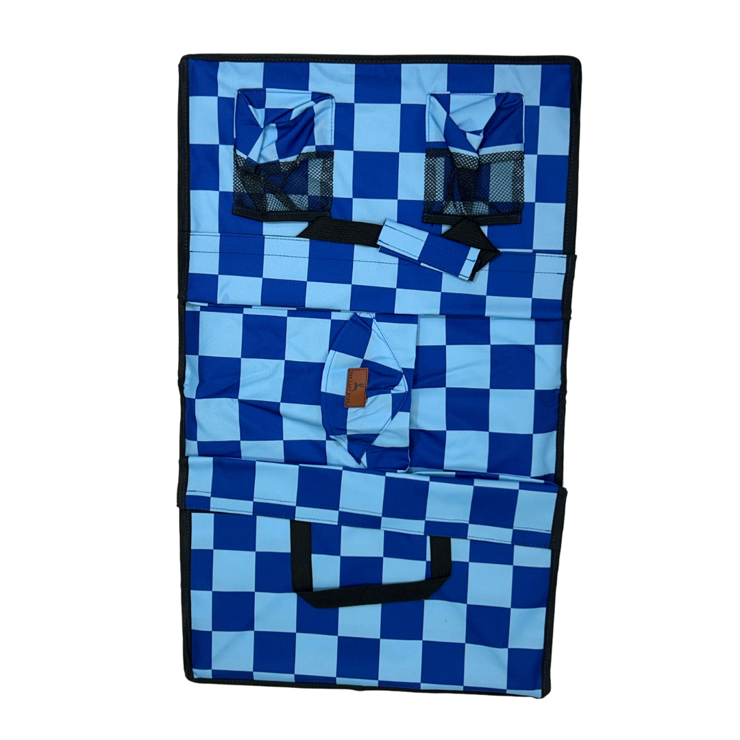 Navy Checkerboard Stroller Wagon