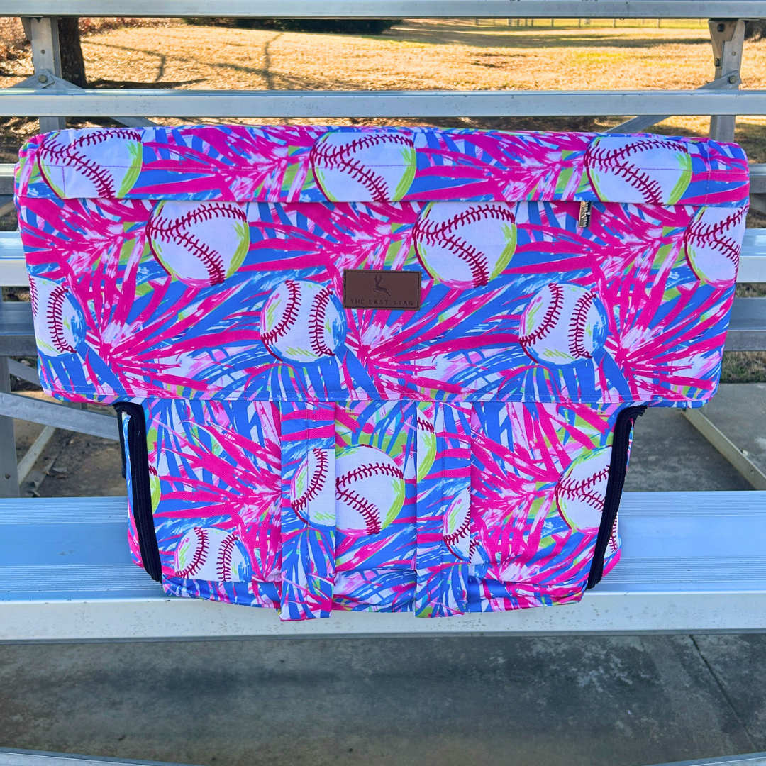 Tropical Baseball 23" Stadium Seat with Armrests