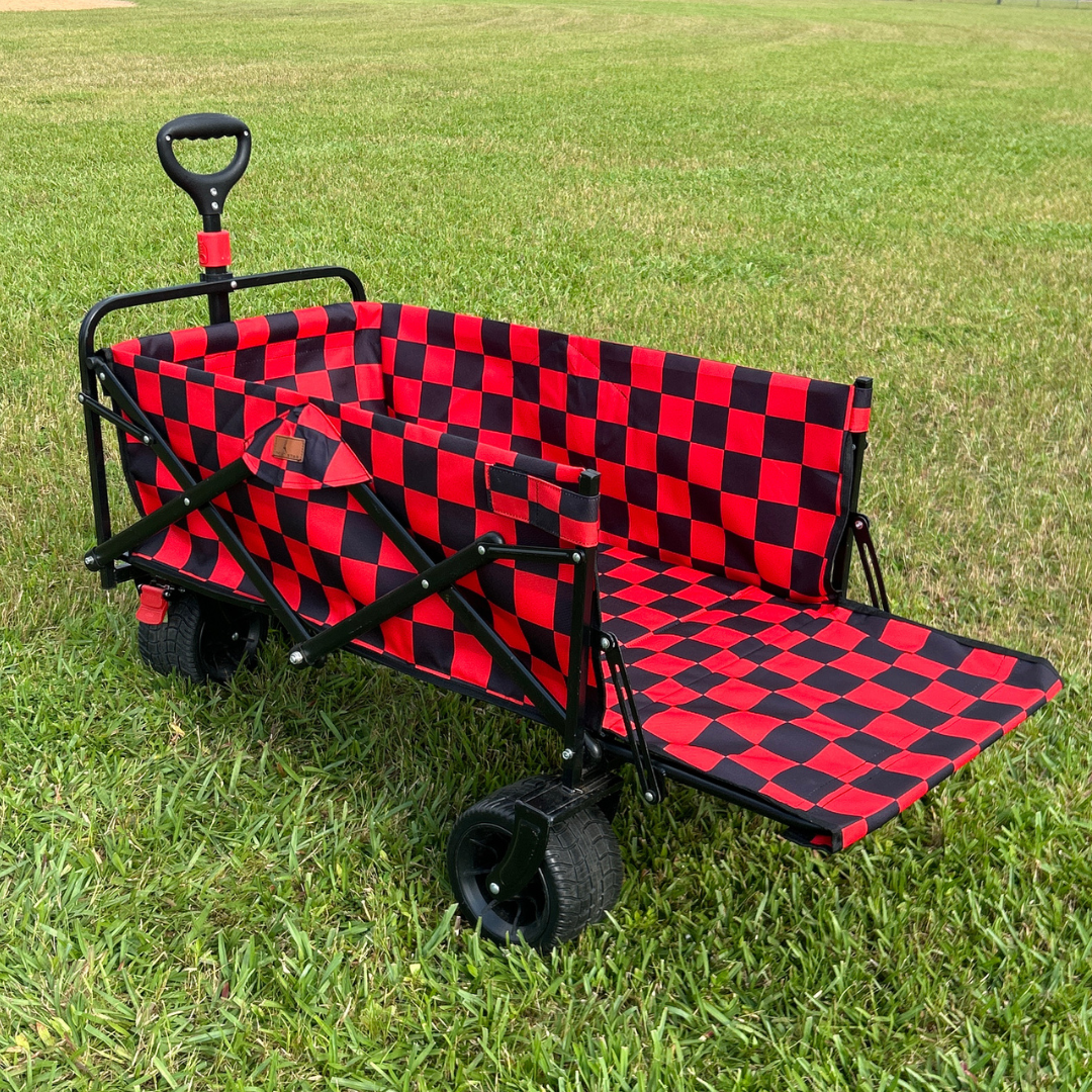 Red Checkerboard Tailgate Wagon