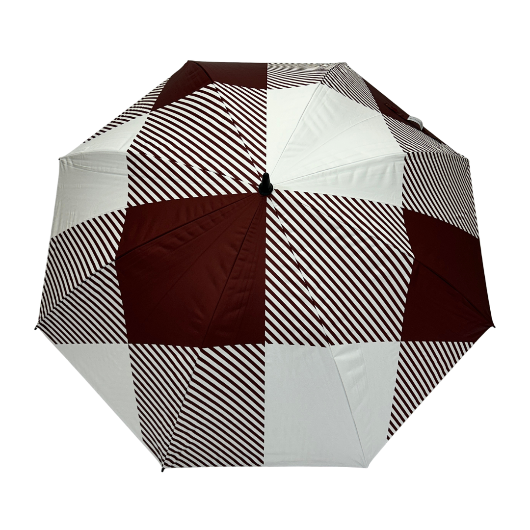 Maroon Buffalo - UPF 50+ Large Golf Umbrella