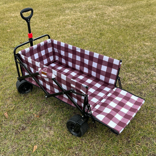 Maroon Buffalo Tailgate Wagon