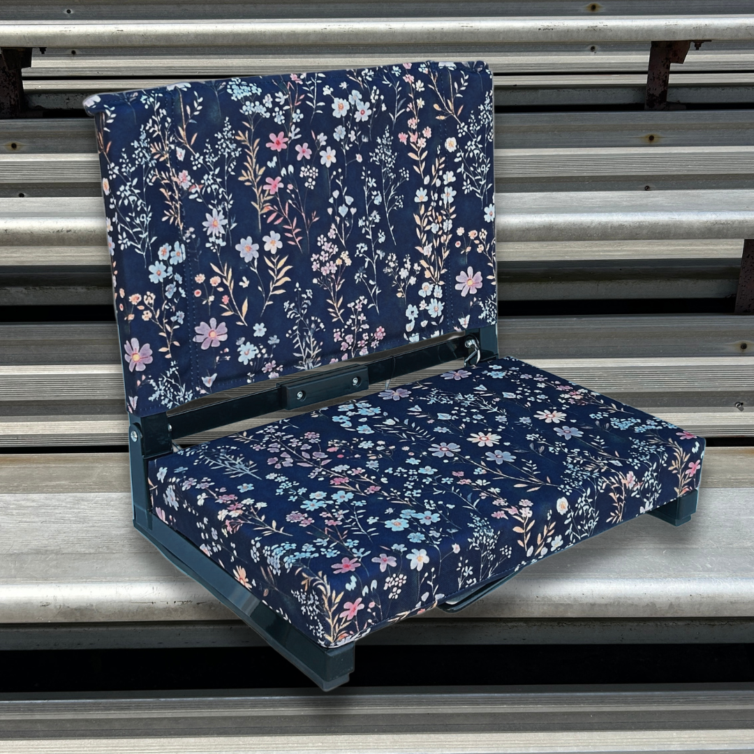 Flower Garden Folding Stadium Seat