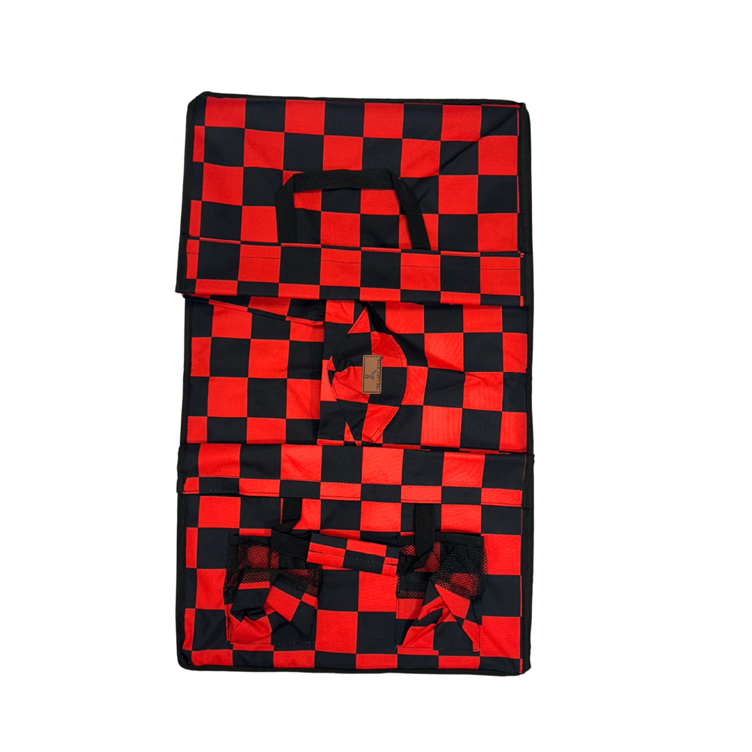 Red Checkerboard Stroller Wagon