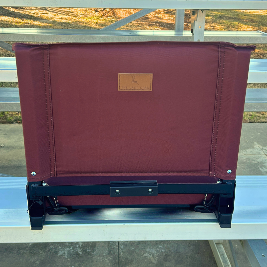 Maroon Folding Stadium Seat