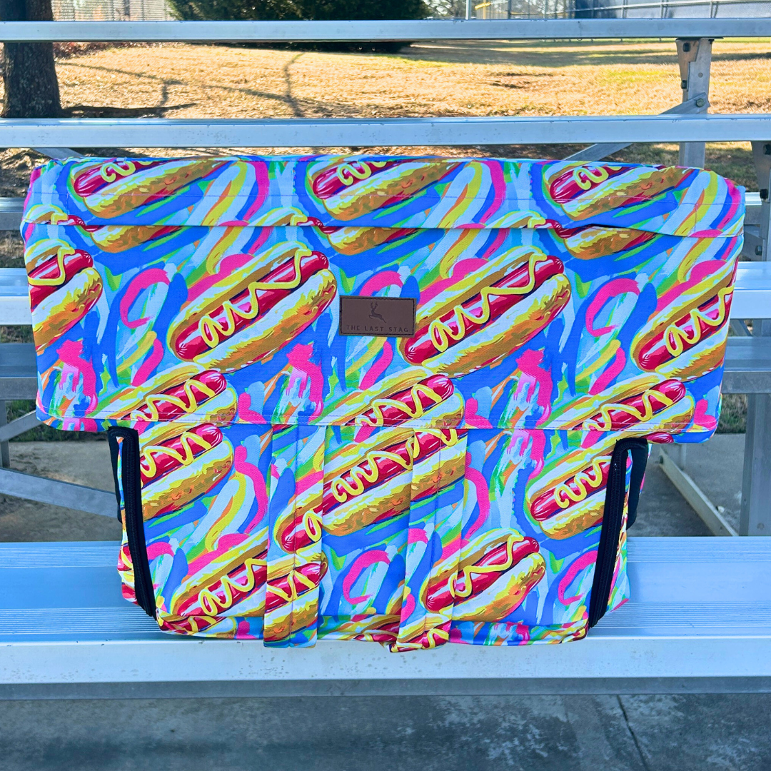 Dinner At The Fields 23" Stadium Seat with Armrests