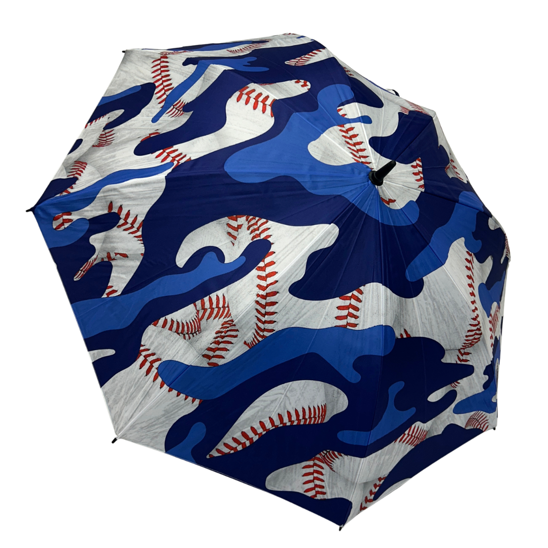 Blue Camo Baseball - Large Golf Umbrella