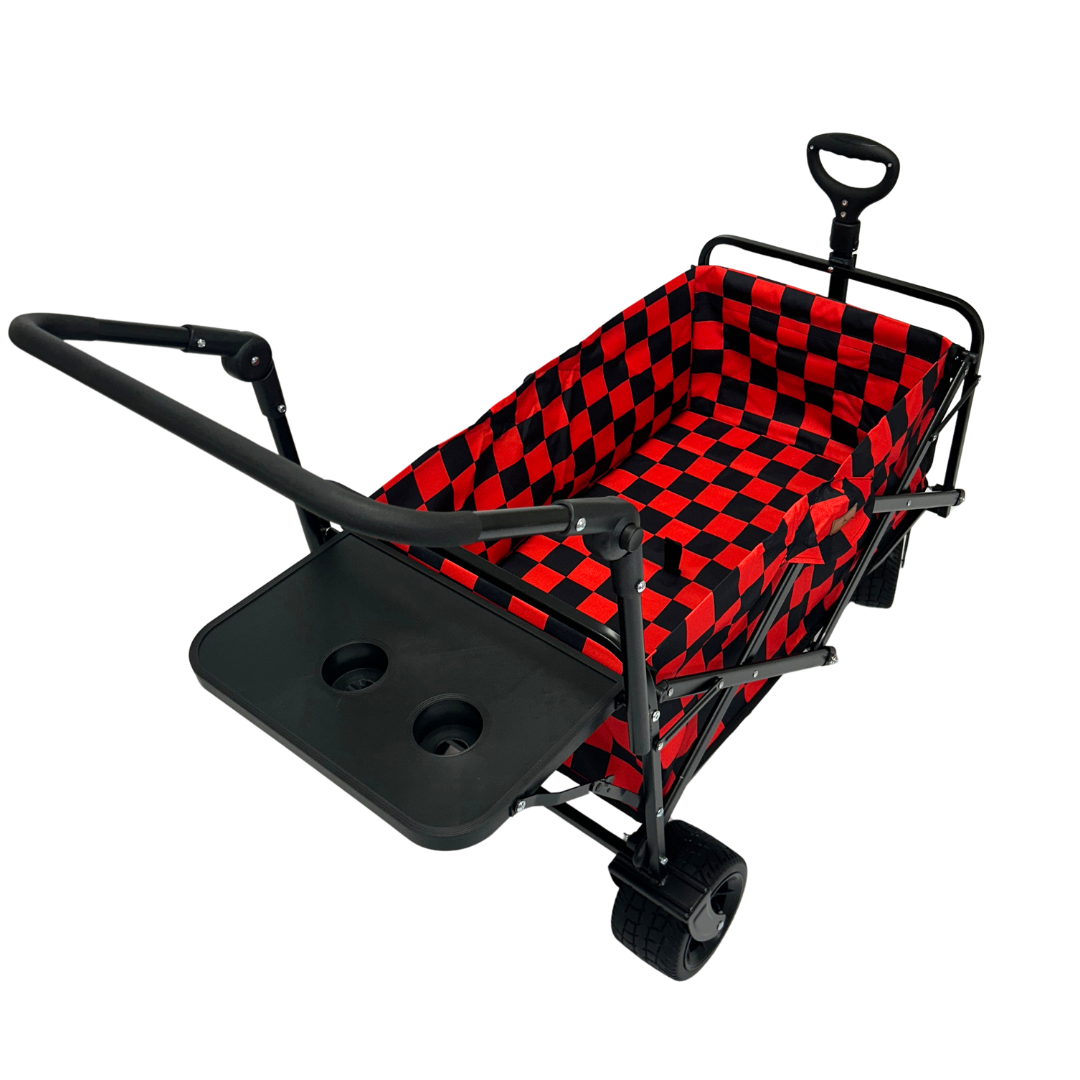 Red Checkerboard Stroller Wagon