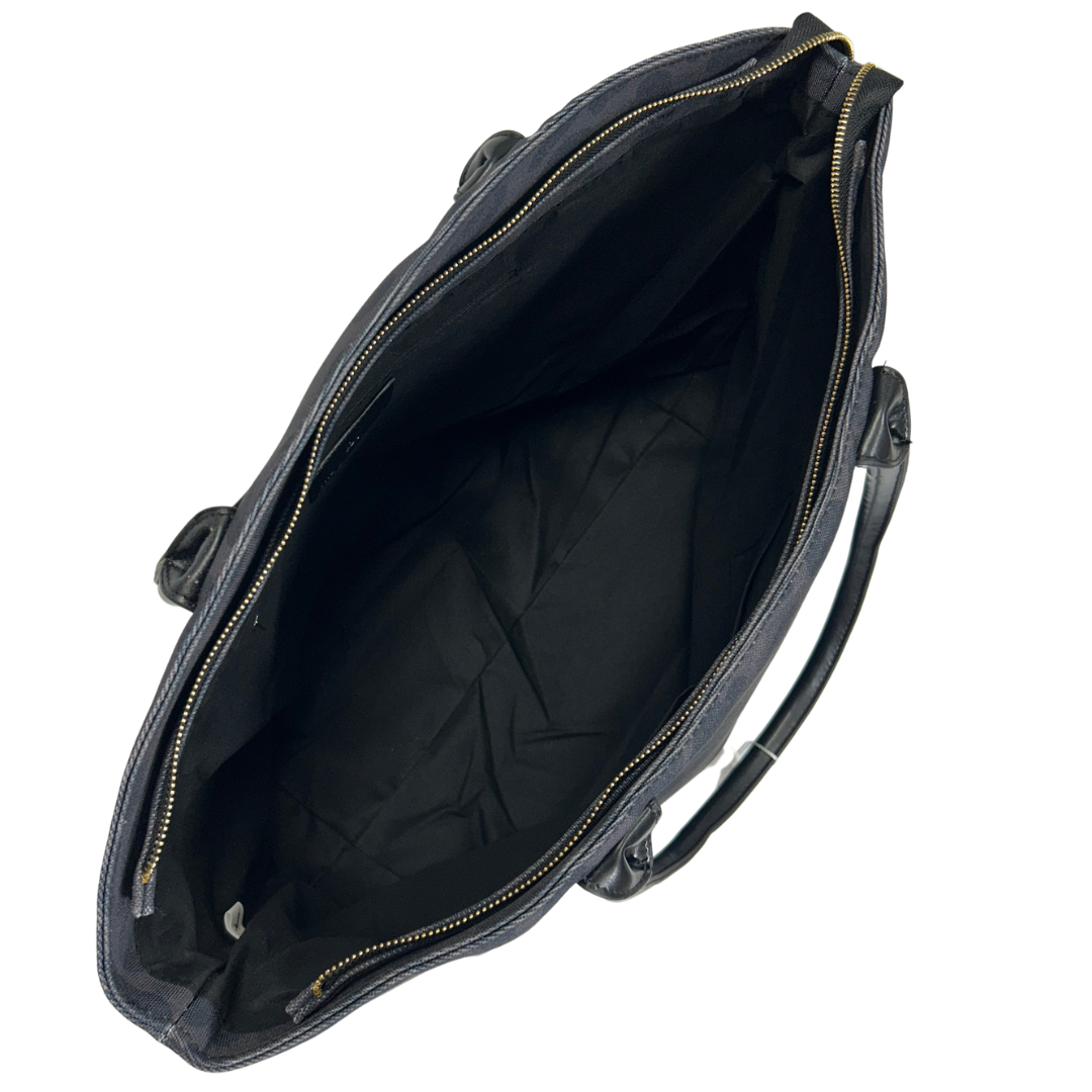 Black Leopard Tote Bag