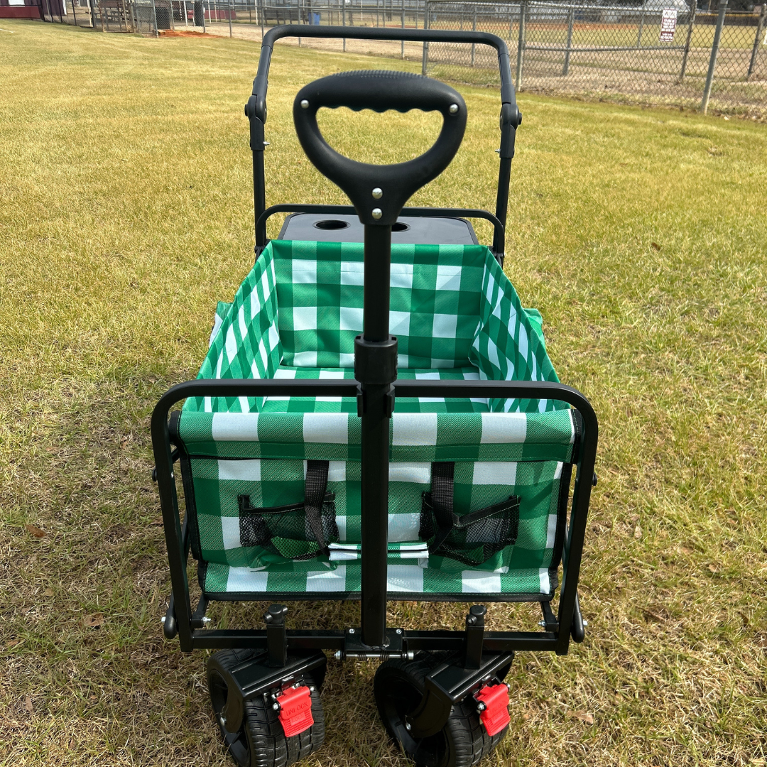 Green Buffalo Stroller Wagon