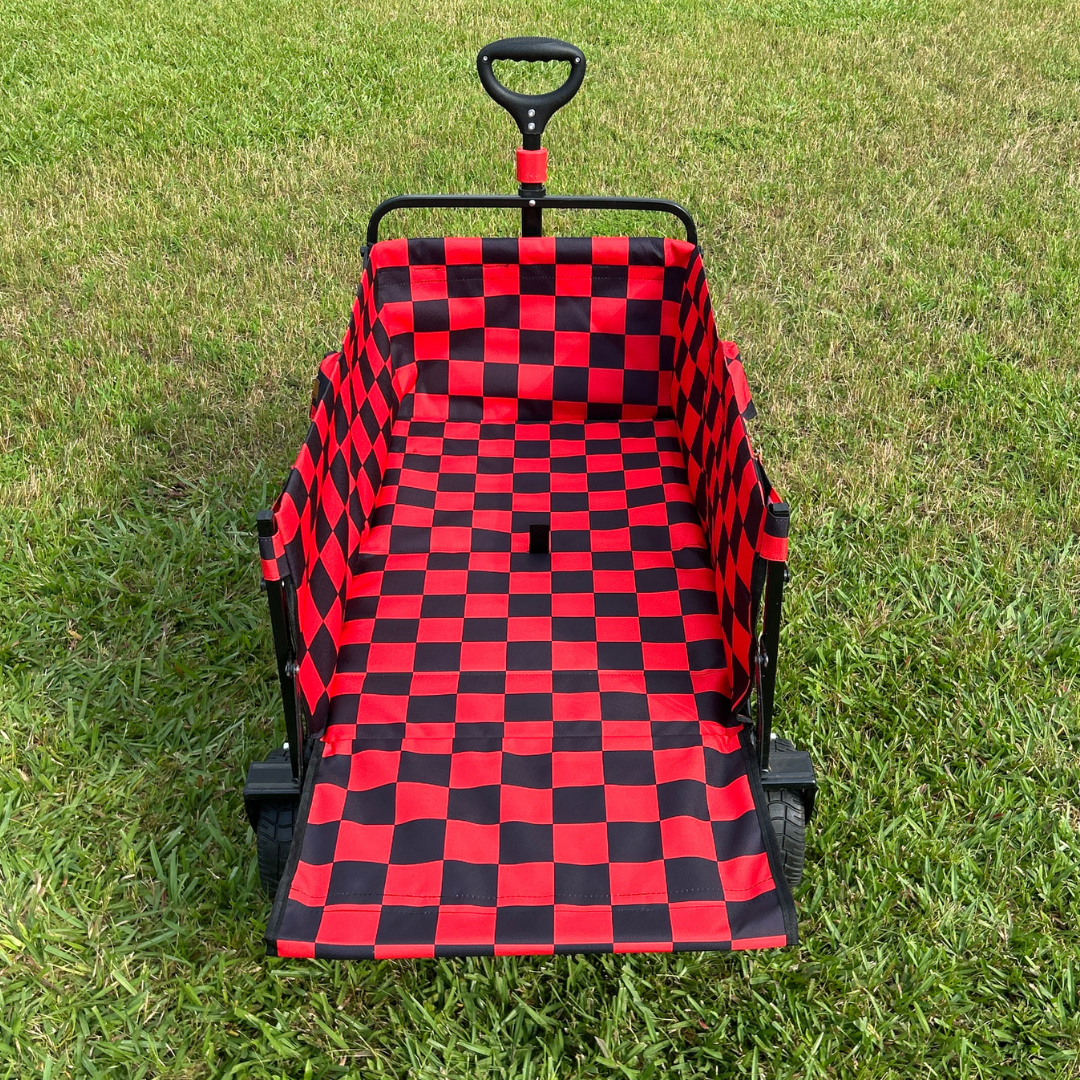 Red Checkerboard Tailgate Wagon