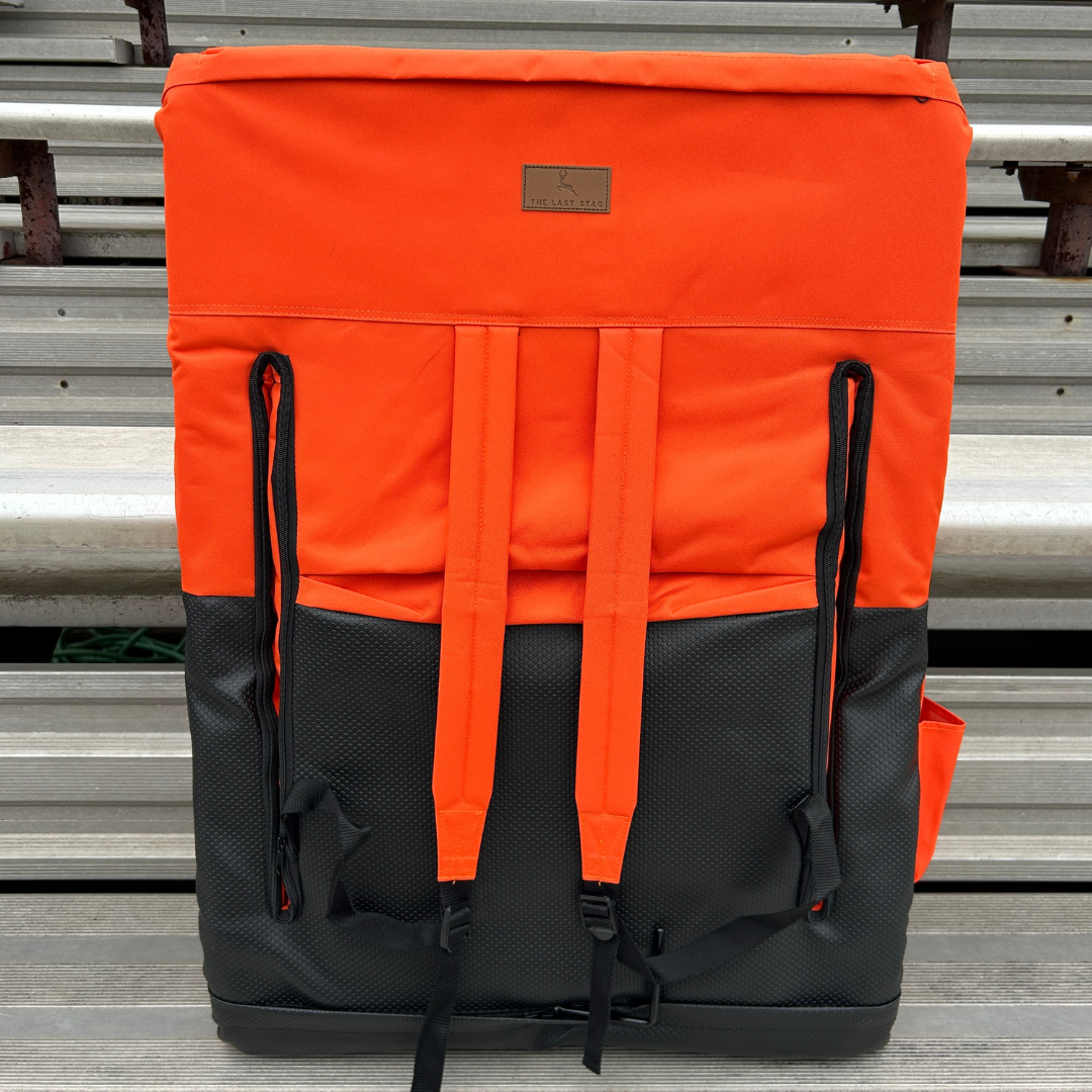 Orange 23" Stadium Seat with Armrests