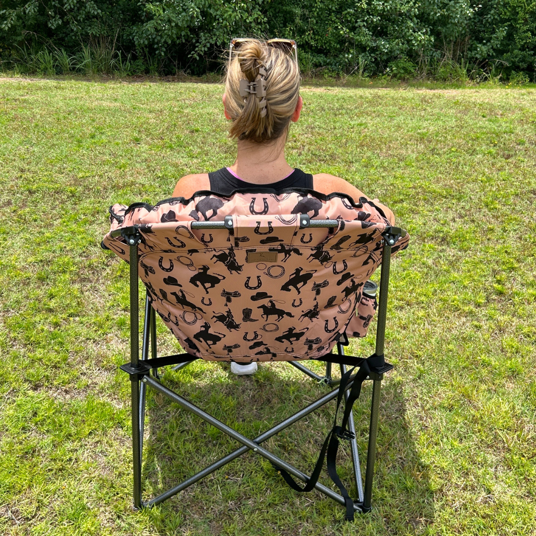 Rodeo Cowboy - Heated Camping Chair