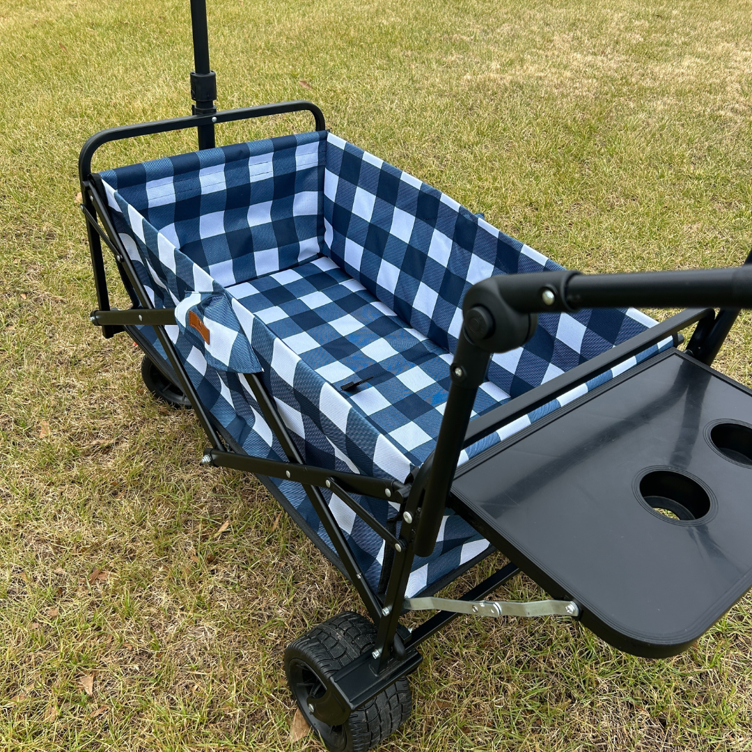 Navy Buffalo Stroller Wagon