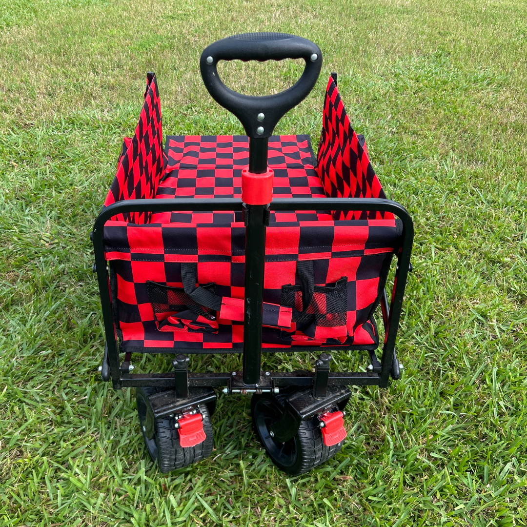 Red Checkerboard Tailgate Wagon