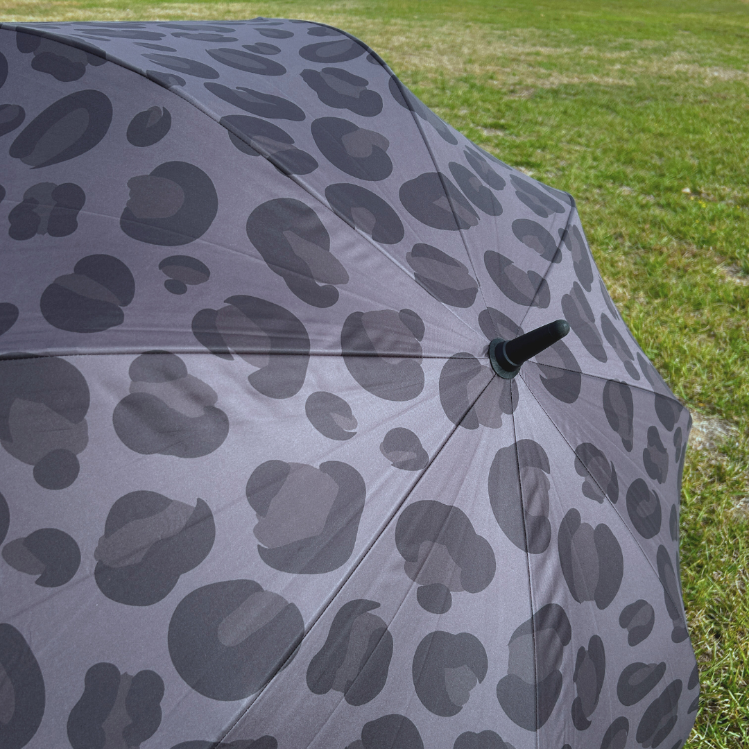 Black Leopard - UPF 50+ Large Golf Umbrella