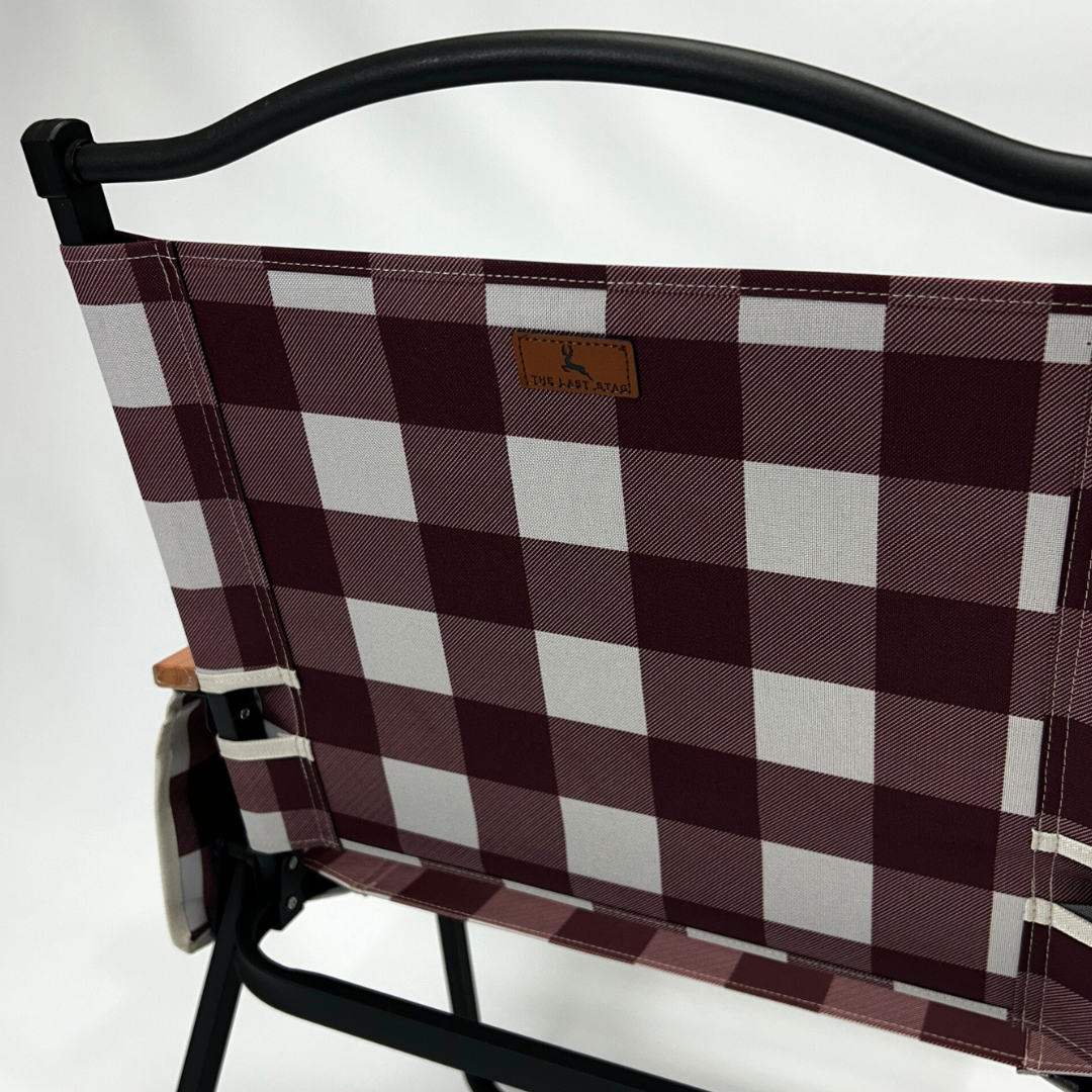 Maroon Buffalo Folding Lawn Chair