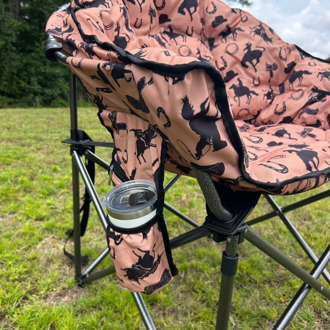 Rodeo Cowboy - Heated Camping Chair