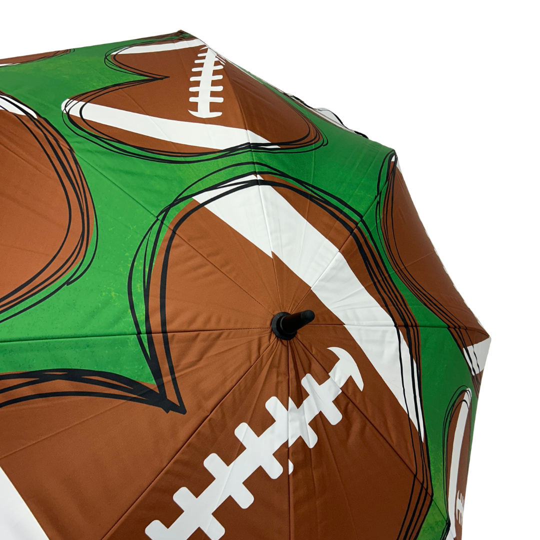Football Hearts - UPF 50+ Large Golf Umbrella