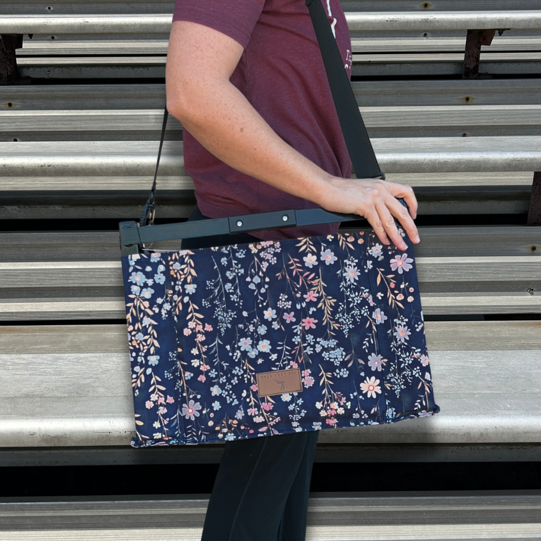 Flower Garden Folding Stadium Seat