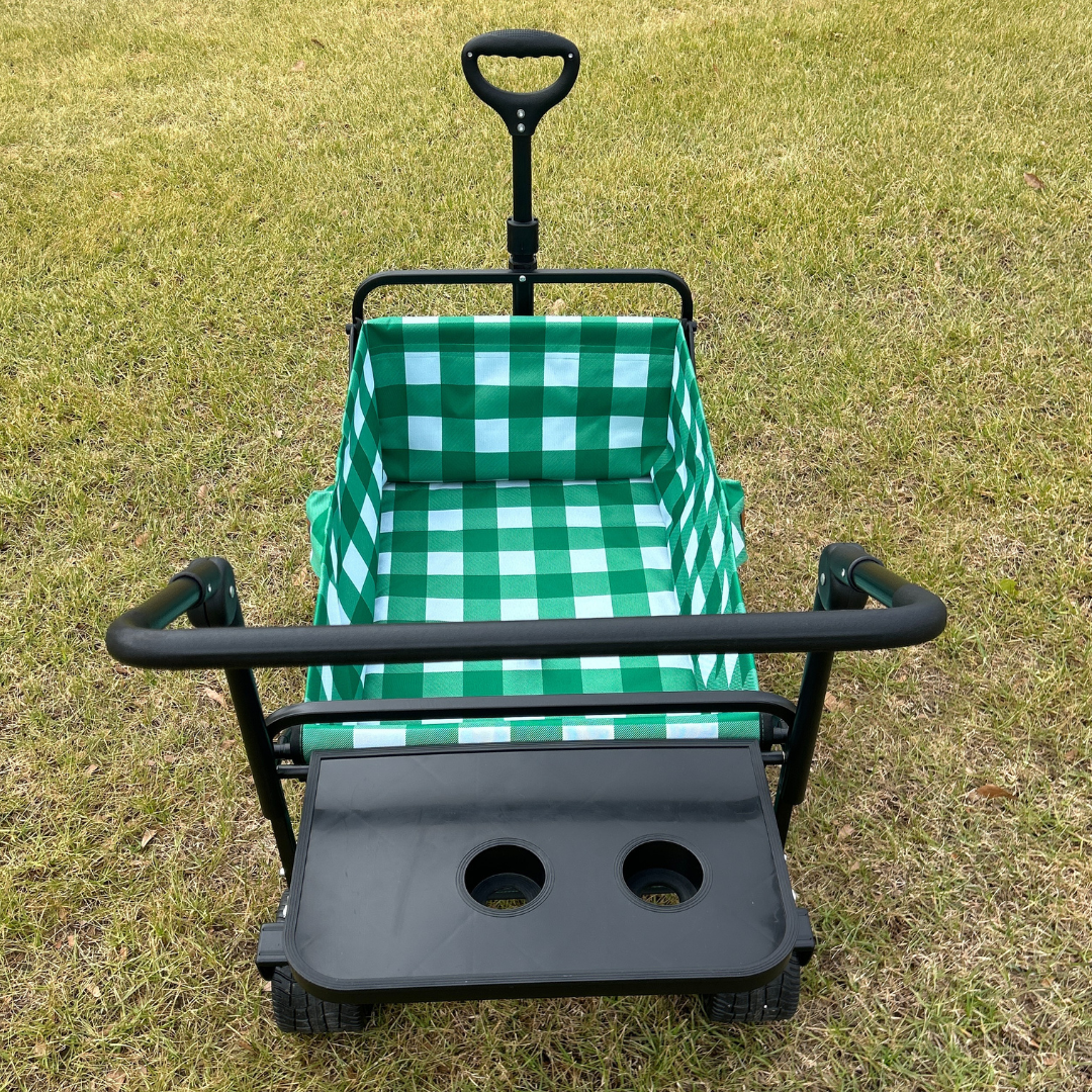 Green Buffalo Stroller Wagon