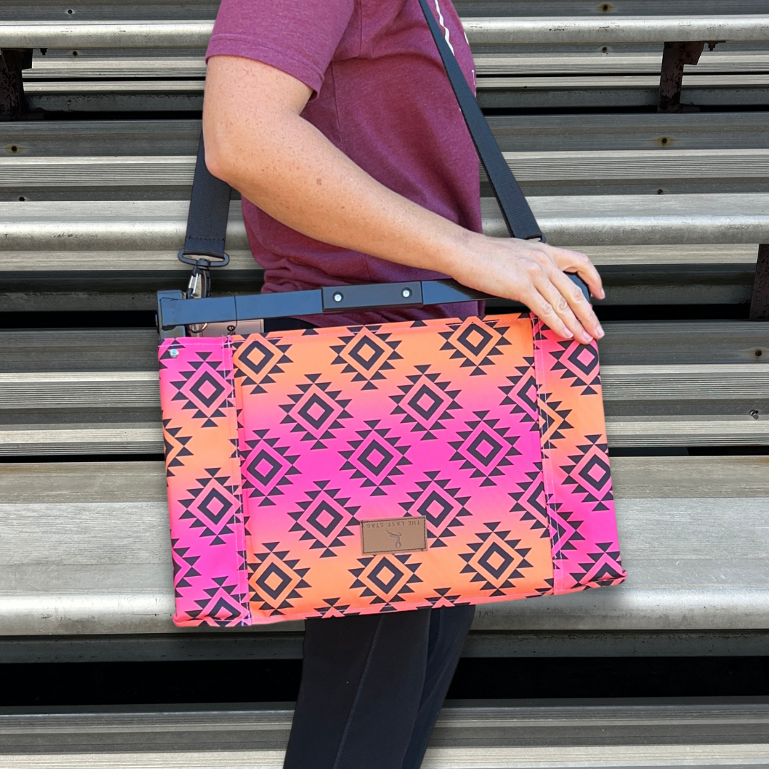 Neon Tribe Folding Stadium Seat