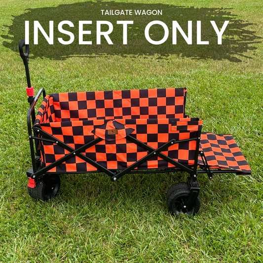 Orange Checkerboard - Tailgate Wagon [INSERT]