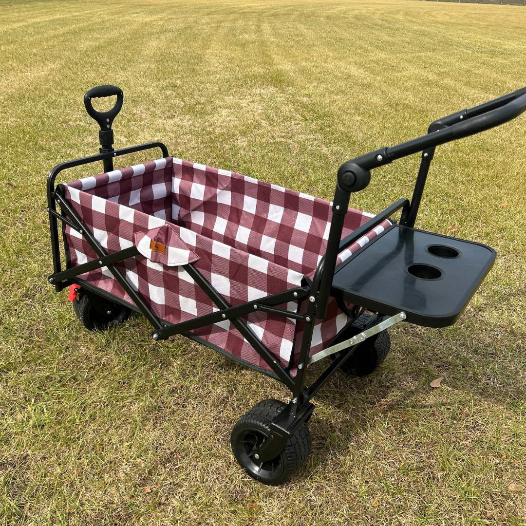 Maroon Buffalo Stroller Wagon