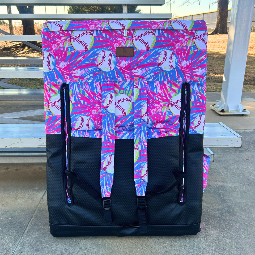 Tropical Baseball 23" Stadium Seat with Armrests