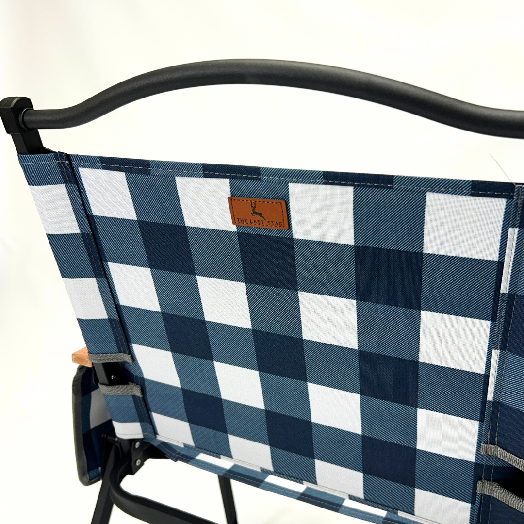 Navy Buffalo Folding Lawn Chair