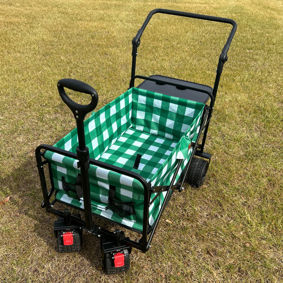 Green Buffalo Stroller Wagon