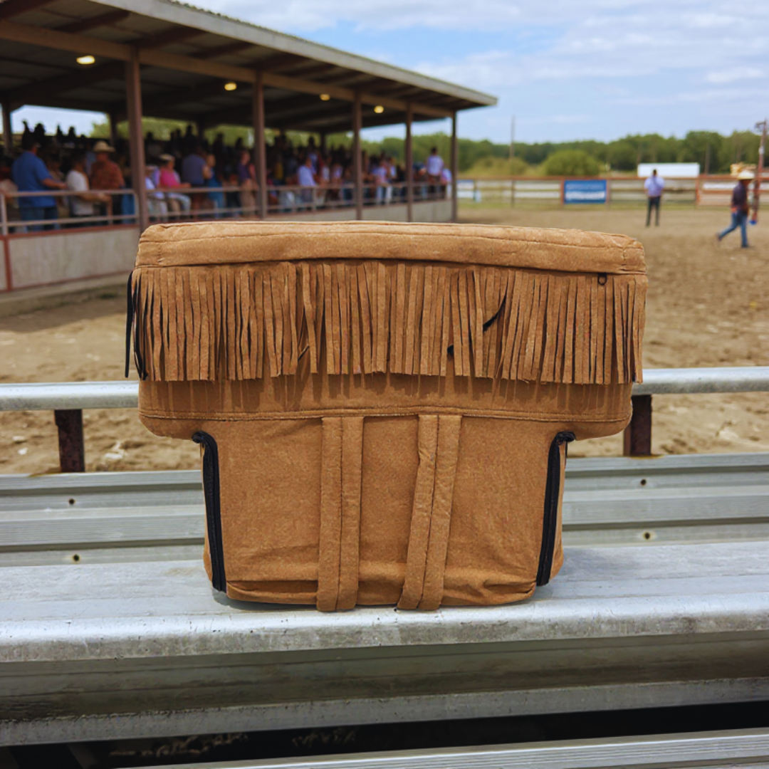 Suede 23" Stadium Seat with Armrests